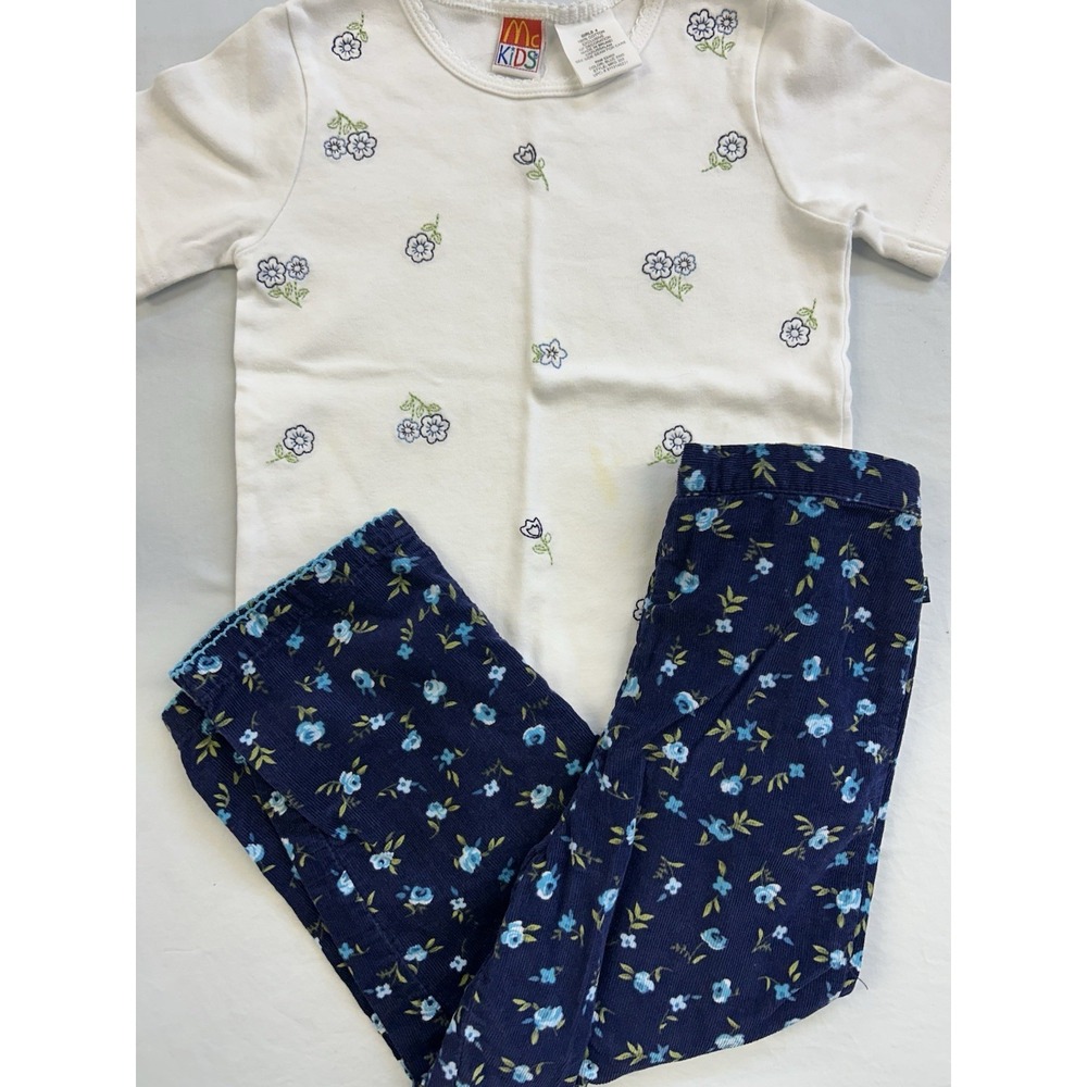 Vintage Mckids 2 Pc Outfit Shirt & Pants Size Toddler 4